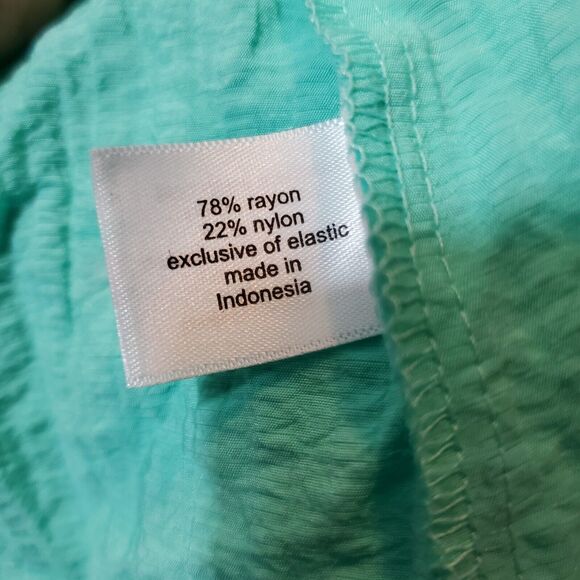 Lane Bryant Seafoam Off the Shoulder Blouse Sz 30/32 NWT - Picture 9 of 12